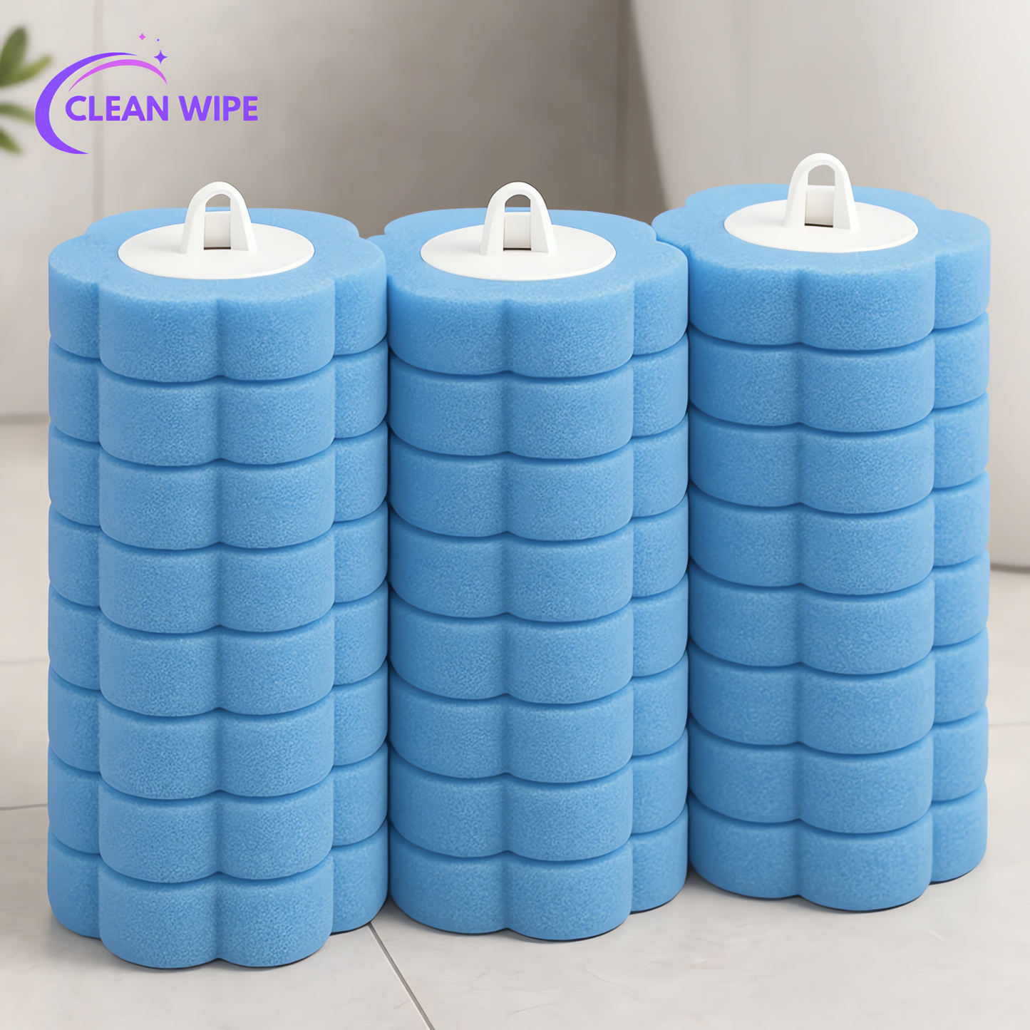 CleanWipe - szczotka z wymiennymi końcówkami WC