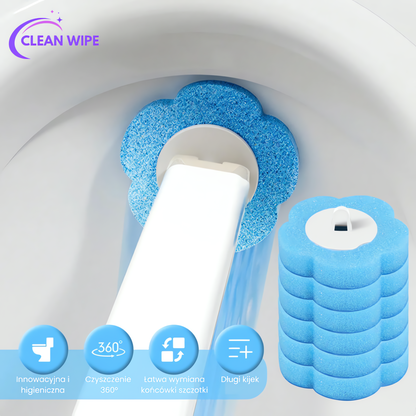 CleanWipe - szczotka z wymiennymi końcówkami WC