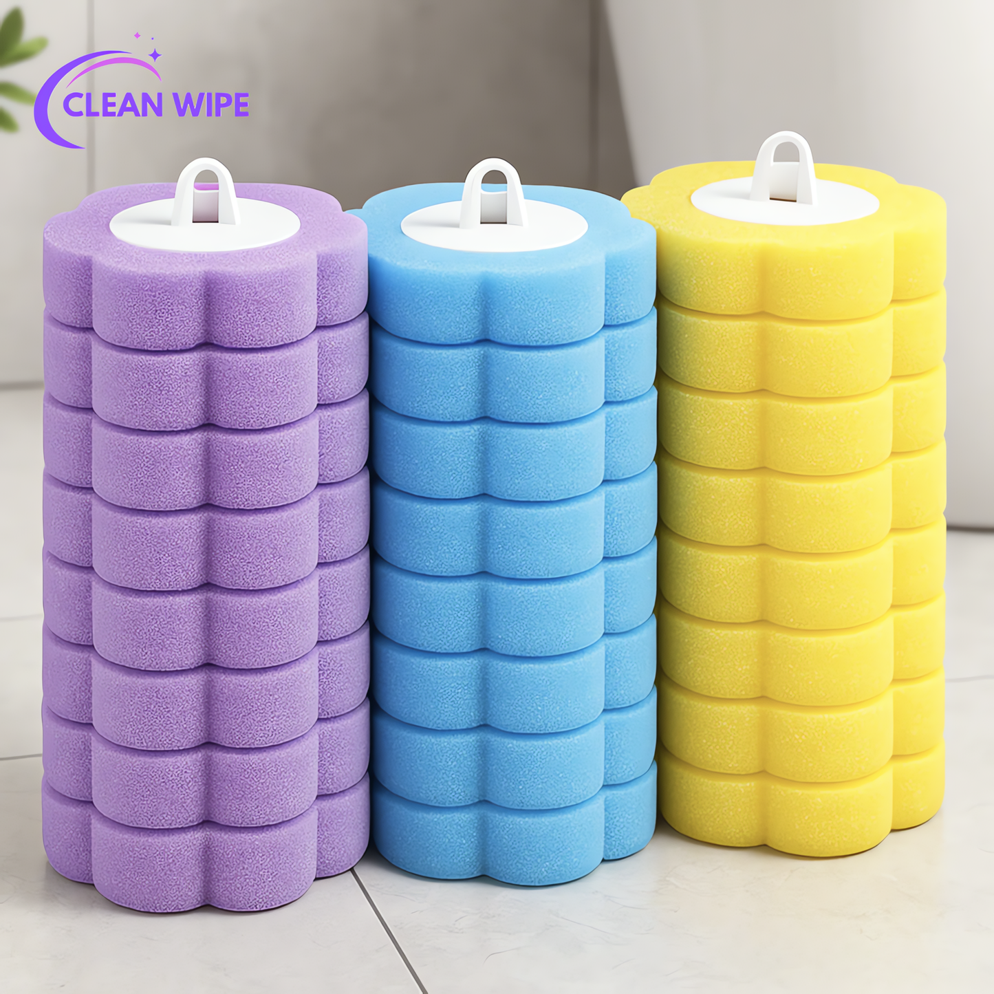 CleanWipe - szczotka z wymiennymi końcówkami WC