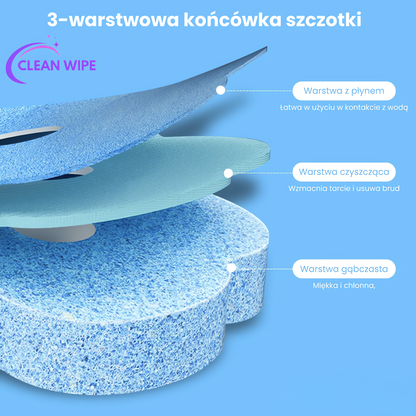 CleanWipe - szczotka z wymiennymi końcówkami WC