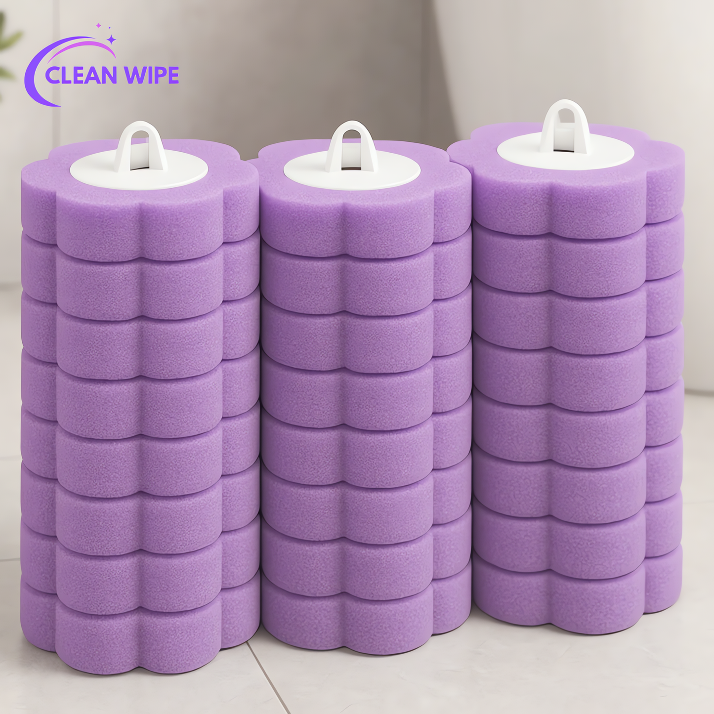 CleanWipe - szczotka z wymiennymi końcówkami WC